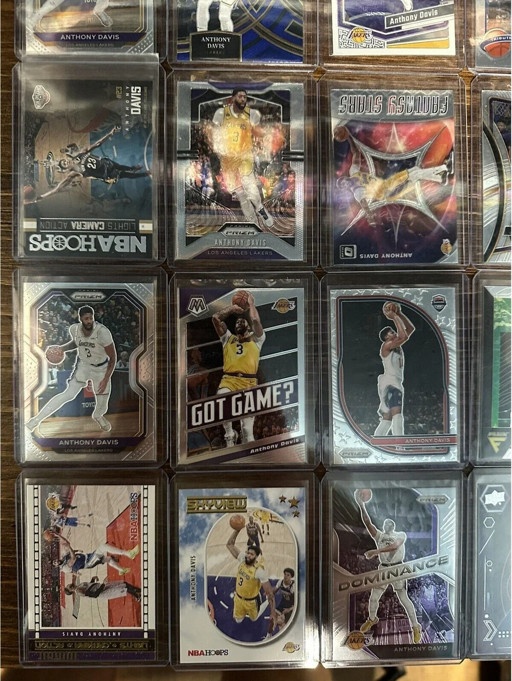 Anthony Davis Mavericks Lakers Pelicans 20 card lot! Panini inserts Prizm